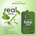 Jade Roller and Gua Sha Set with Serum