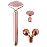 3-in-1 Electric Jade Roller Facial Massager Kit