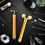 2-in-1 24k Gold Face Massager Kit