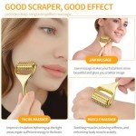 Gold Acupuncture Roller for Face & Muscle Relief