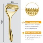 Gold Acupuncture Roller for Face & Muscle Relief