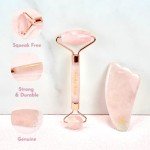 Rose Quartz Roller and Gua Sha Gift Set