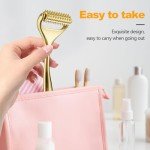 Gold Acupuncture Roller for Face & Muscle Relief