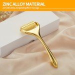 Gold Acupuncture Roller for Face & Muscle Relief