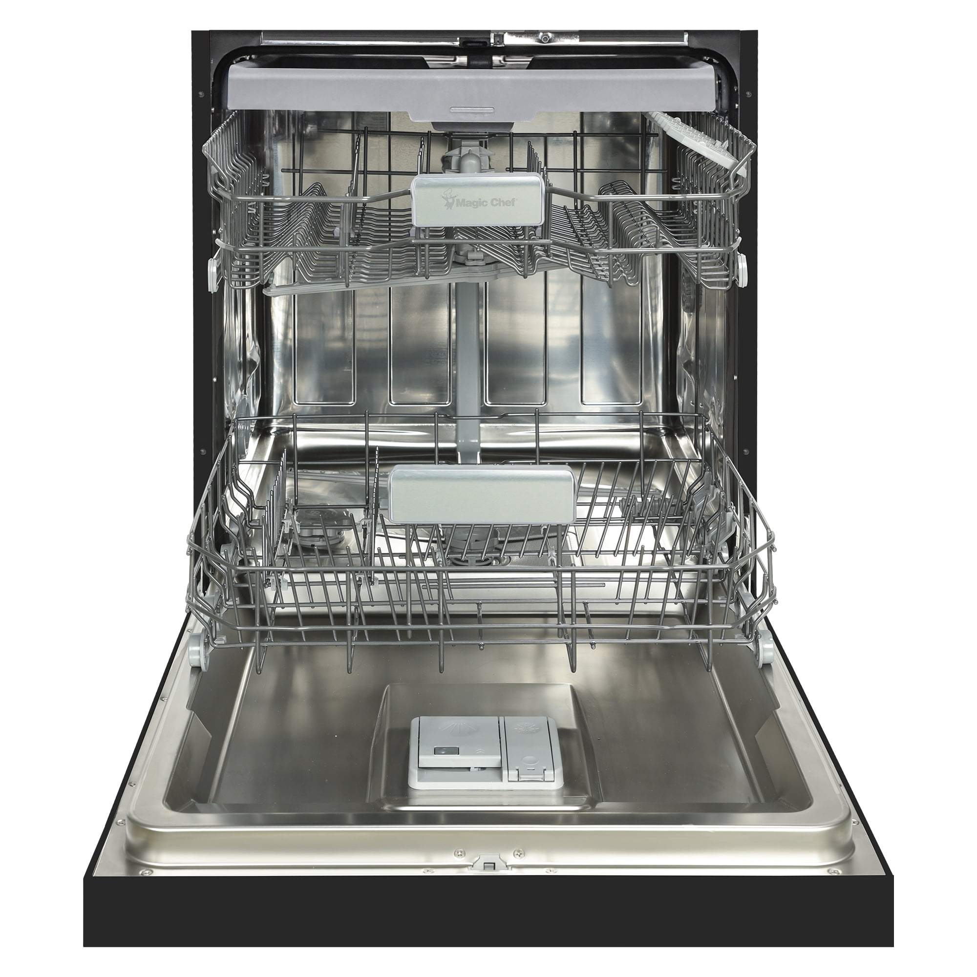 Black Front Control Built-in Stainless Steel Dishwasher
