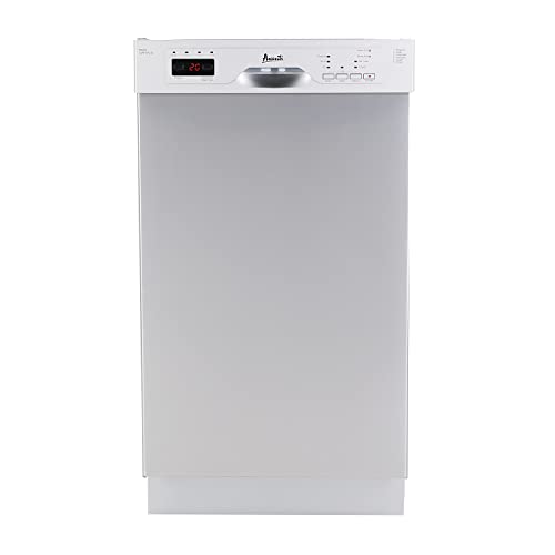 Avanti 18-Inch Dishwasher with LED Display, Stainless Steel