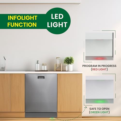 Equator 24" Top Control Dishwasher: 3 Rack Silver