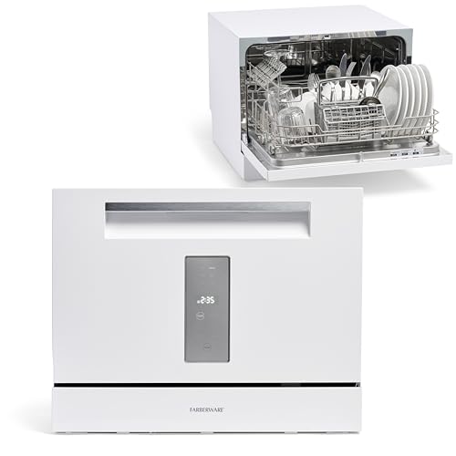 Farberware Compact 6-Place Setting Portable Mini Dishwasher