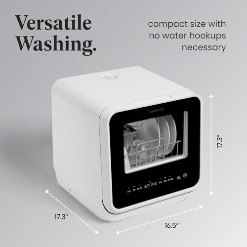 Farberware Portable Countertop Dishwasher for Homes & RVs