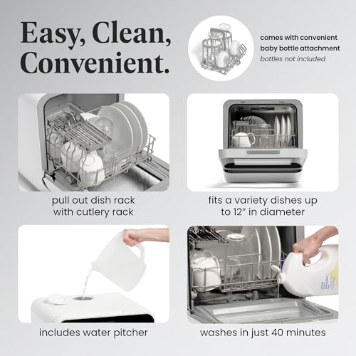 Farberware Portable Countertop Dishwasher for Homes & RVs