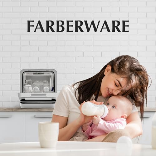 Farberware Portable Countertop Dishwasher for Homes & RVs