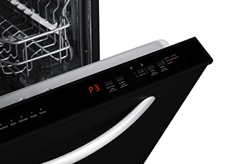 Summit Appliance DW243BADA 24" Built-In Dishwasher, Black