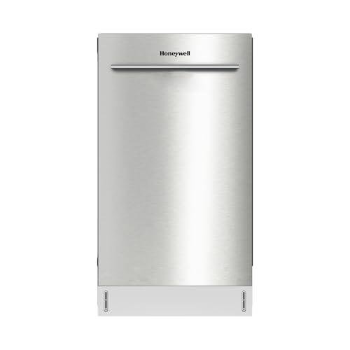 Honeywell 18" Stainless Steel Dishwasher, 8 Settings