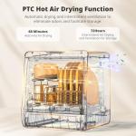 AIRMSEN Portable Countertop Dishwasher with 8 Wash Programs