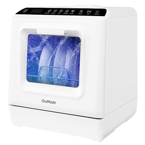 Compact Countertop Dishwasher with Water Tank