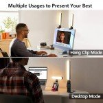 yAyusi Dual-Lamp LED Ring Light for Streaming