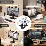 yAyusi Dual-Lamp LED Ring Light for Streaming