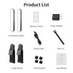 yAyusi Dual-Lamp LED Ring Light for Streaming