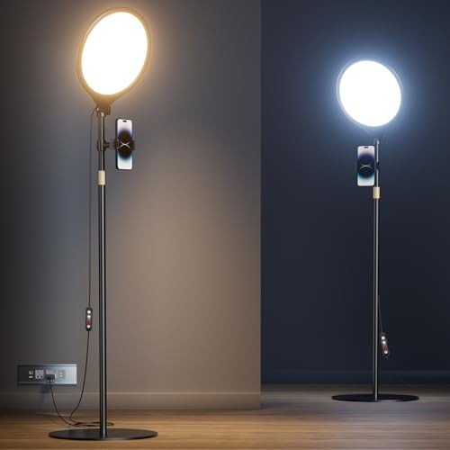 10.5" Ring Light with Tripod & Phone Holder