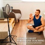 10.2" Dimmable LED Ring Light Kit with Tripod