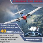 ANBURI P51 Beginner RC Plane with Gyro Stabilizer