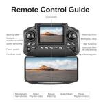 elecci E88 Foldable Mini Drone with Screen Controller