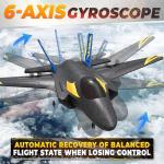 BEZGAR 4 Channel Remote Control Airplane with LED