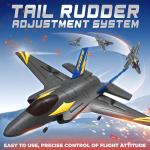 BEZGAR 4 Channel Remote Control Airplane with LED