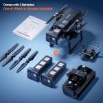 Bwine F7GB2 Pro 4K Drone with 3 Batteries