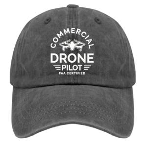 FAA Certified Drone Pilot Adjustable Baseball Cap