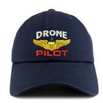 Embroidered Drone Pilot Soft Cotton Dad Hat