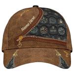 Custom 3D Pilot Cap with Name Personalization