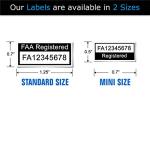 DJI Mavic Air 2 Drone Identification Label Set
