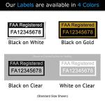 DJI Mavic Air 2 Drone Identification Label Set