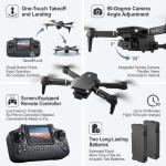 elecci E88 Foldable Mini Drone with Screen Controller