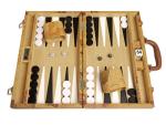 Middleton Games 15-Inch Brown Backgammon Set