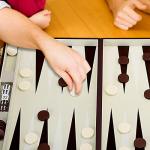 Jaques Backgammon Set - 15" Folding Case