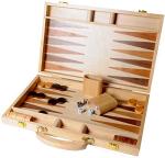 Engelhart 15" Inlaid Wooden Backgammon Set