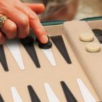 Travel Size Backgammon Mini Game Set - "Izmir