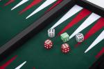 Engelhart Luxury Backgammon Set - Green 15 Inches