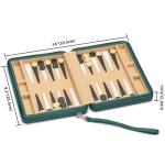 Travel Size Backgammon Mini Game Set - "Izmir