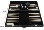 Deluxe 18” Backgammon Game with Felt Interior