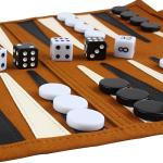 Portable Rollable Backgammon Chess Set for 2 Players