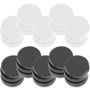 Backgammon Checkers Set - 30 Black & White Chips