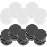 Backgammon Checkers Set - 30 Black & White Chips