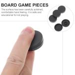 Backgammon Checkers Set - 30 Black & White Chips