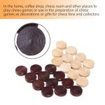 24-Piece Solid Wood Backgammon Checker Set