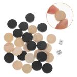 Wooden Backgammon Pieces Set with Dice, 30pcs