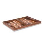 Mahogany Backgammon Set with Accessories - 19x12 Inch