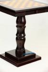 Mahogany Game Table, 27.58" x 22.06" x 22.06